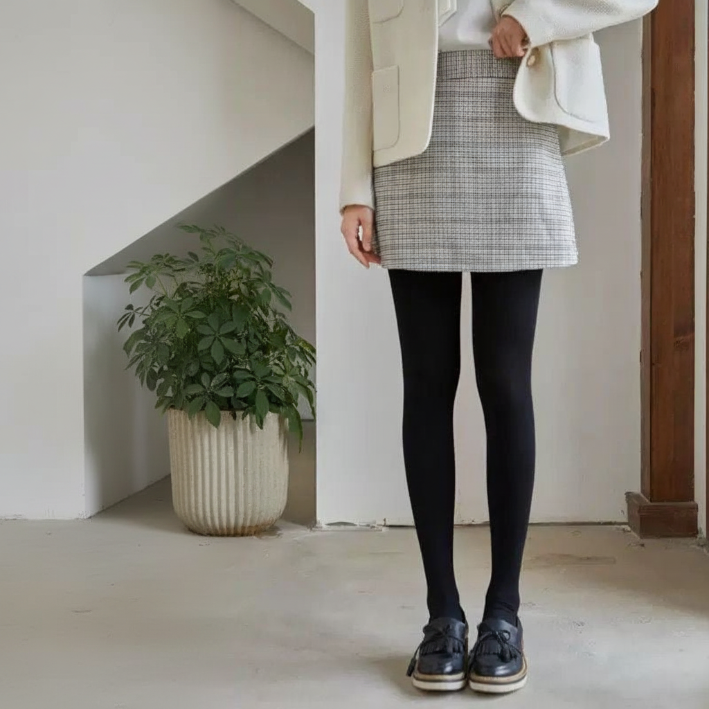 Black tights product photo without text